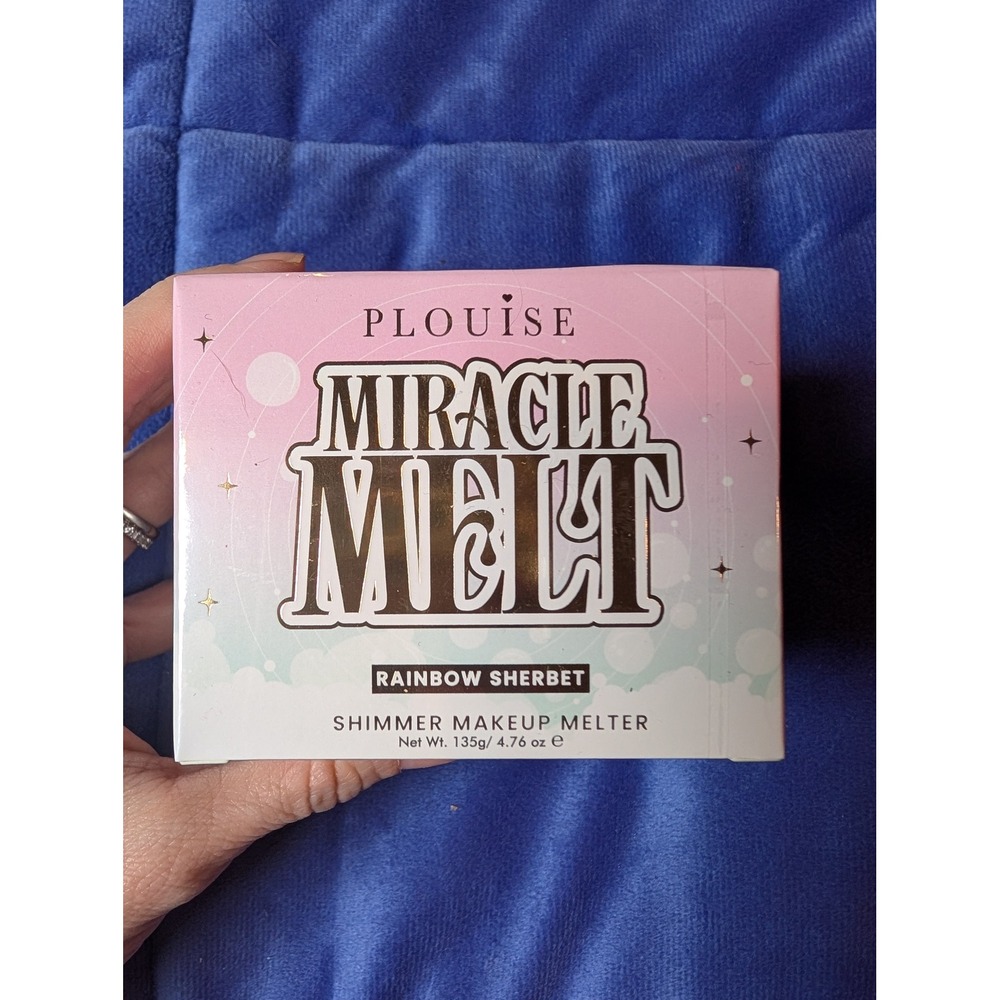 PLouise Miracle Melt Makeup Melter Women 135g Rainbow Sherbet Shimmer Balm NWT